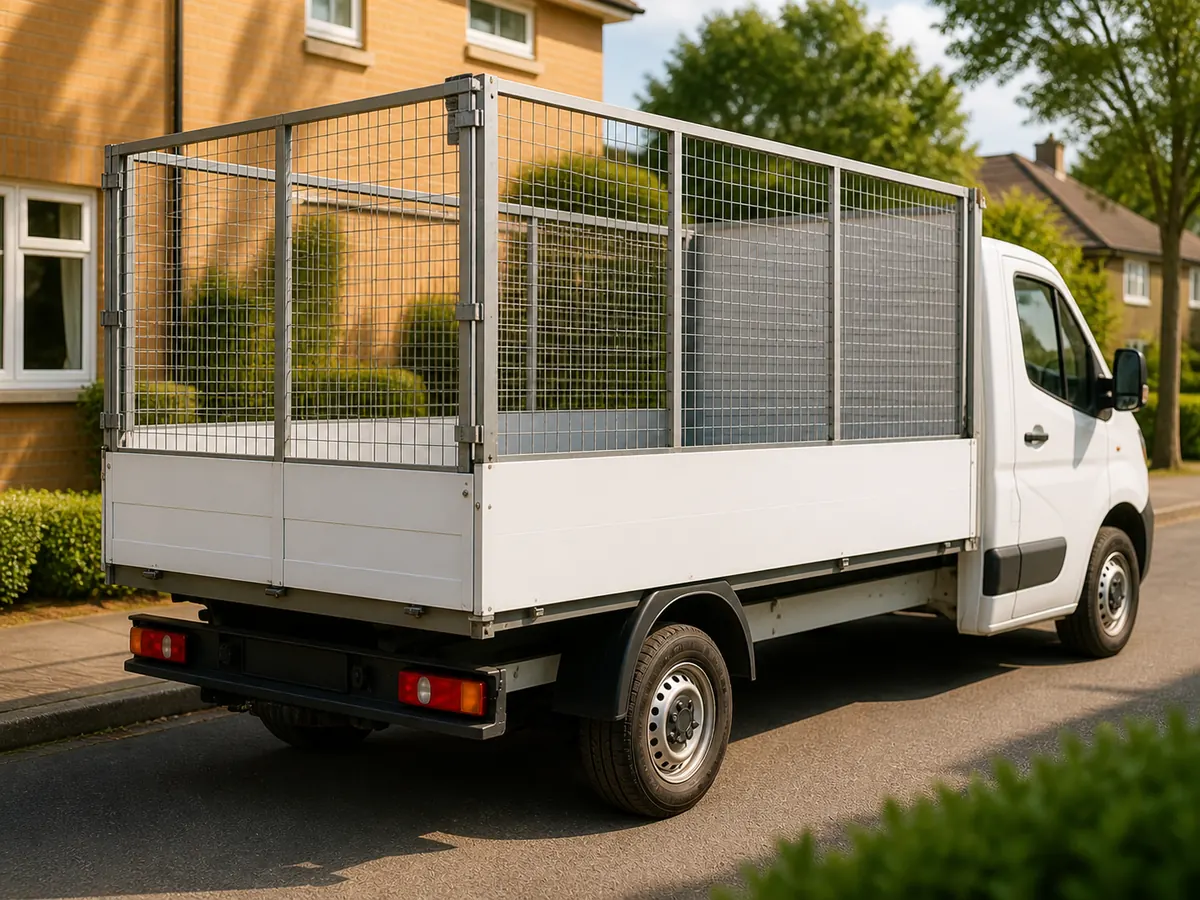 Rubbish removal truck illustration